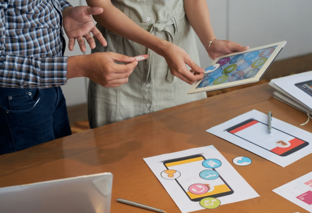 reviewing design elements for apps